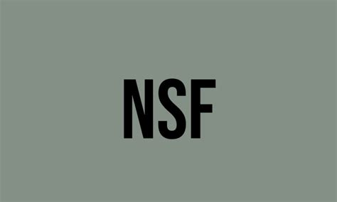 what does nsf mean sexually.
